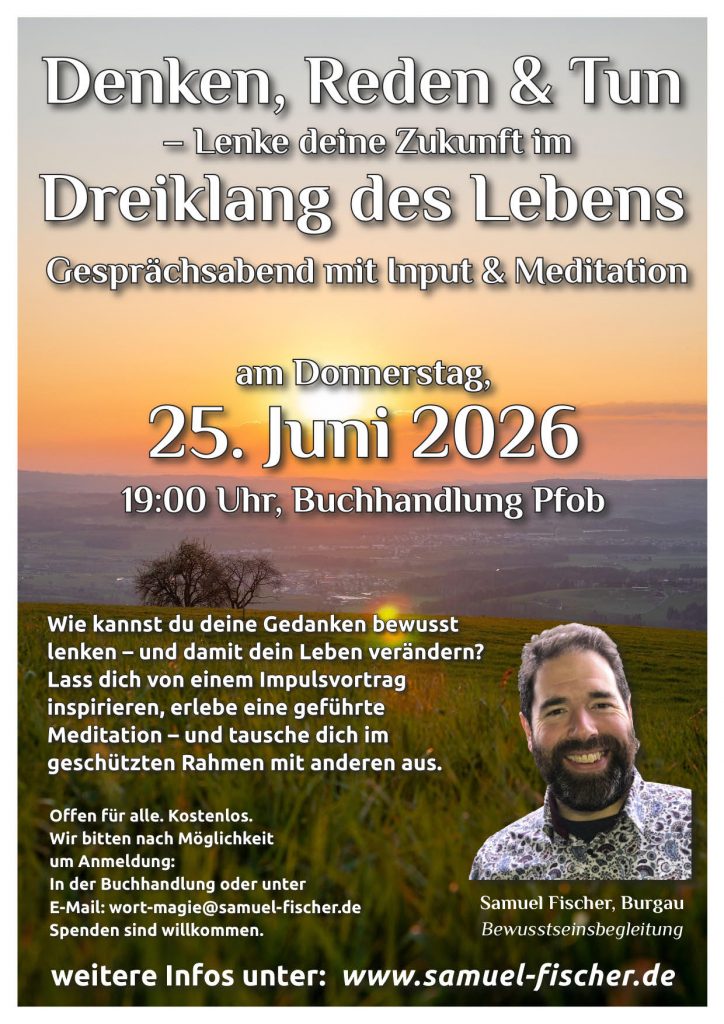Kausaltraining, Tepperwein, Bewusstseinsbegleitung, Mindset, Gedanken